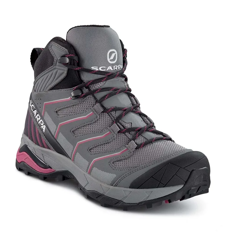 Scarpa Womens Maverick GTX Walking Boot Grey-Red Plum
